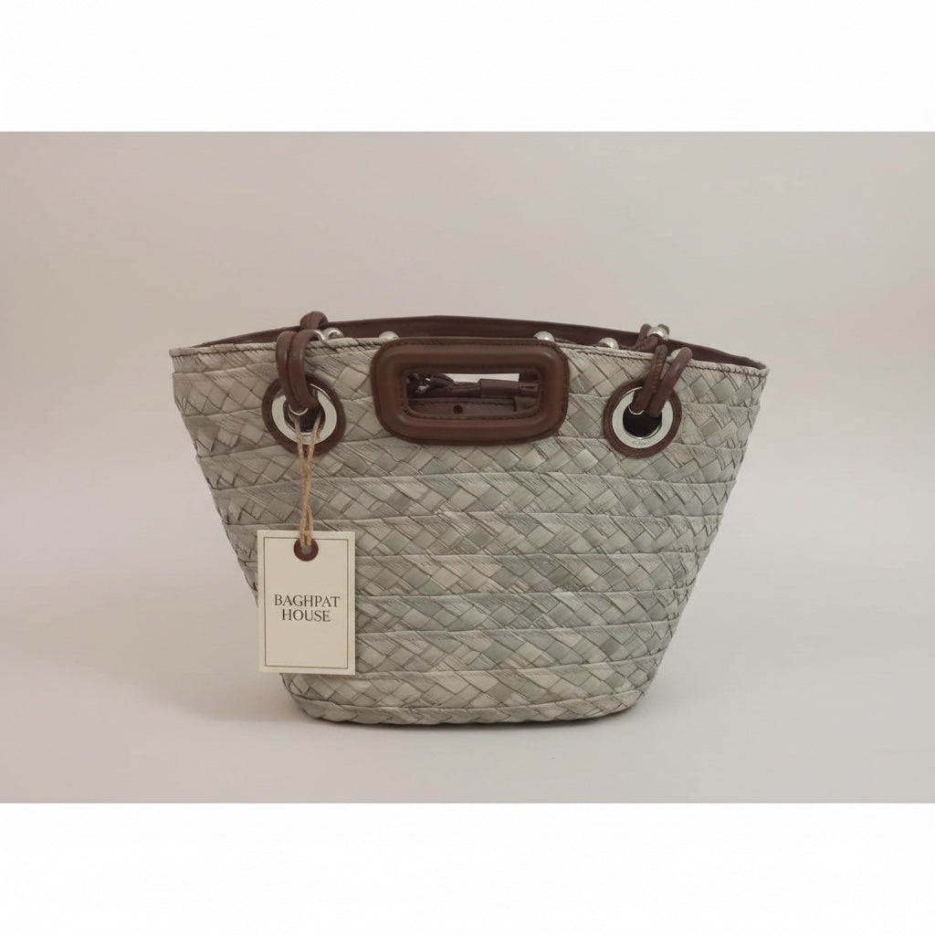 Tarifa Palm Leaf Tote — Natural