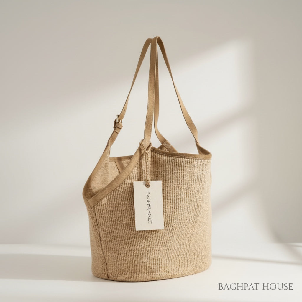 Lucca Jute Tote — view 1