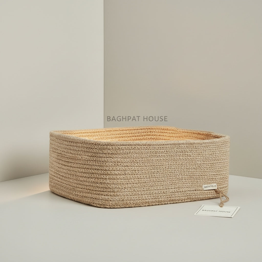Perugia Jute Basket — view 1