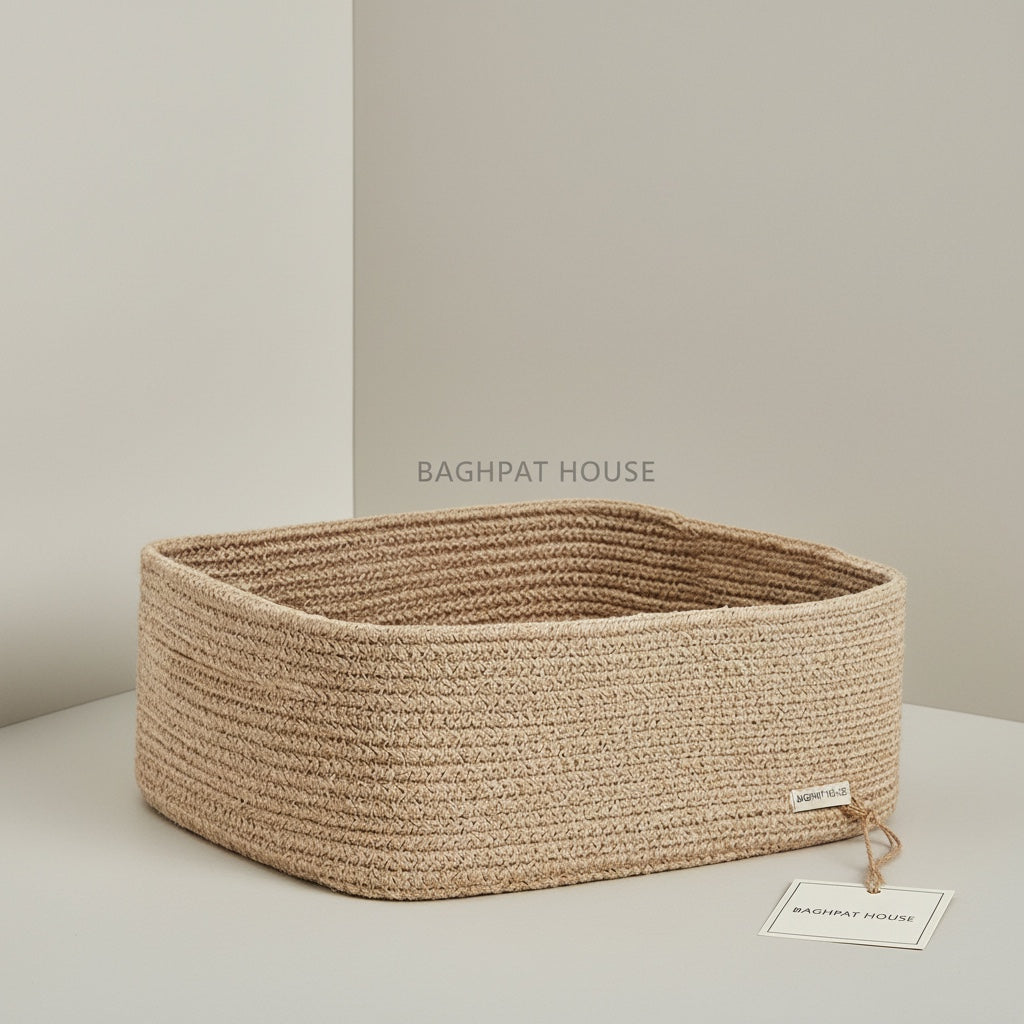 Perugia Jute Basket — view 2