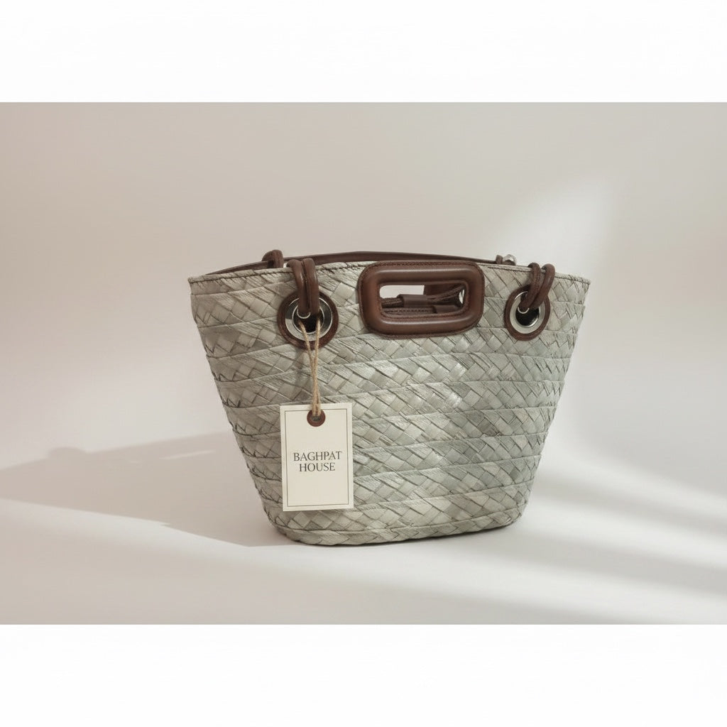 Tarifa Palm Leaf Tote — Natural